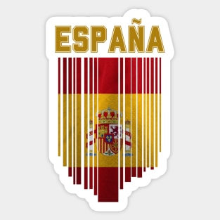 Spain flag, spanish flag Sticker